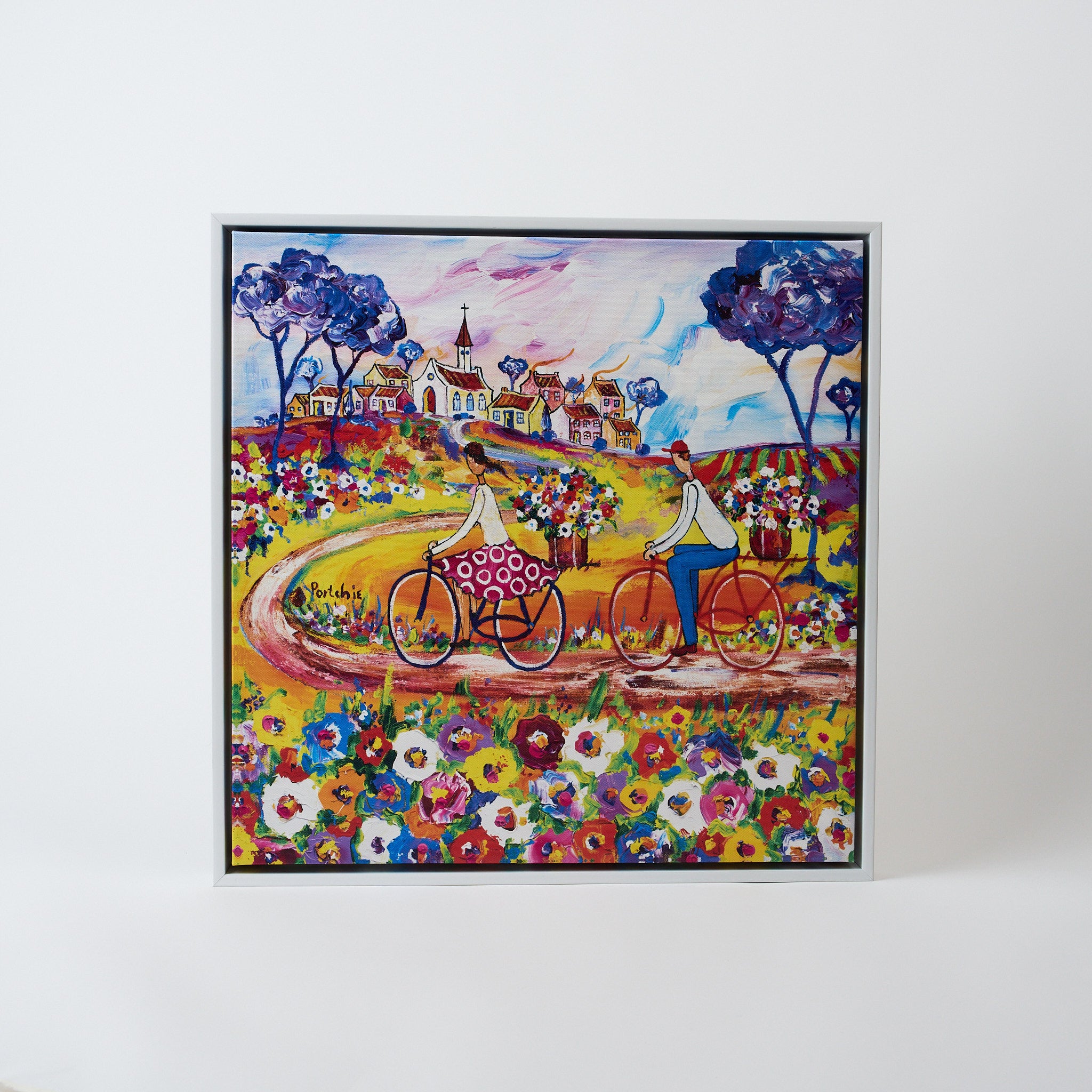 Canvas 'Flowers for Aunt Julieta'  print