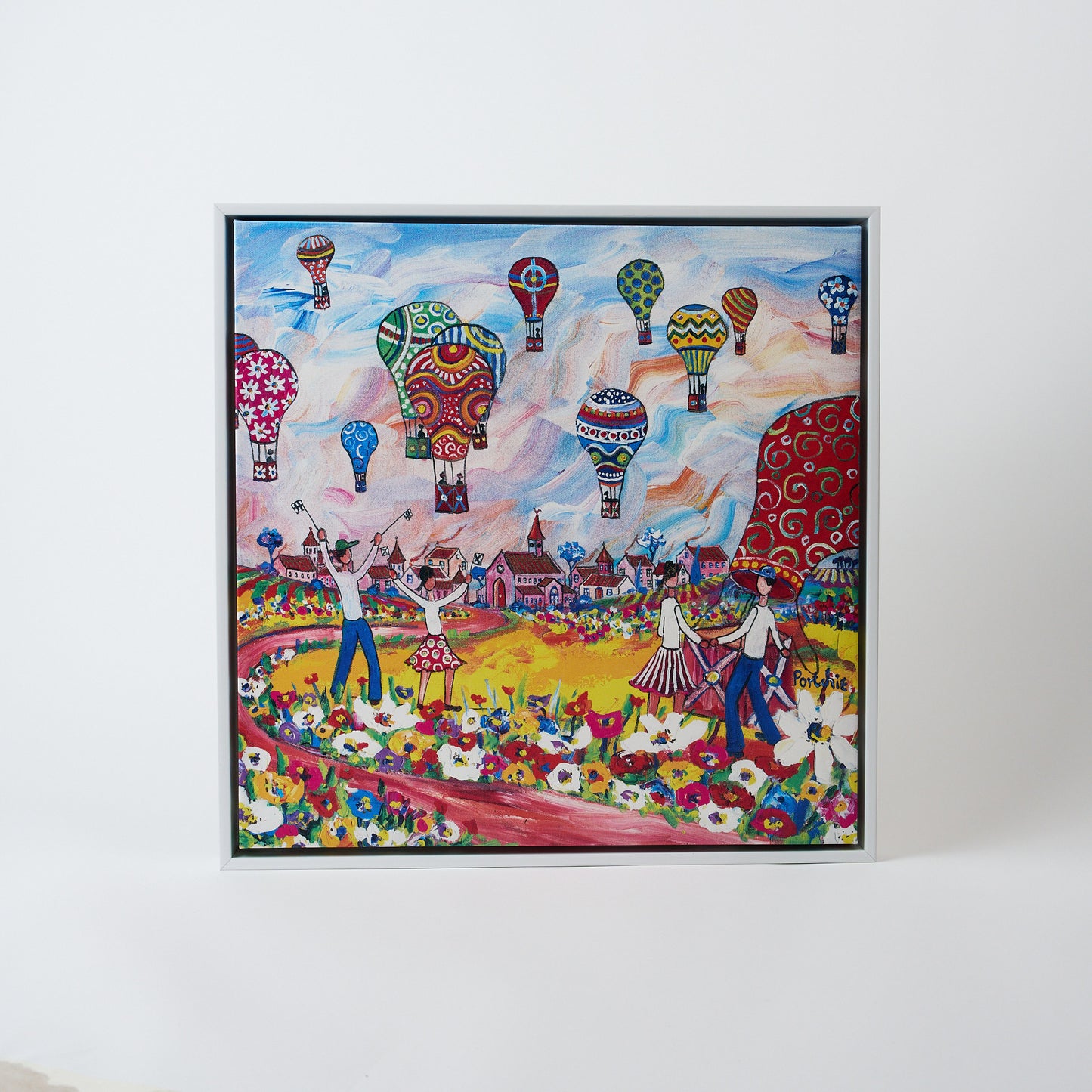 Canvas "Children's Festival From Dinkelsbuhl" print