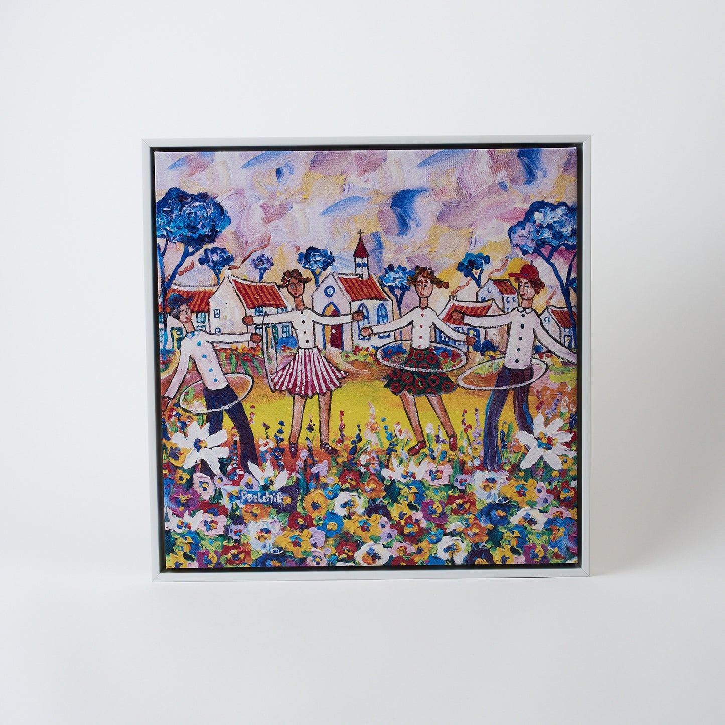 Canvas 'Hoola hoop in the afternoon'  print