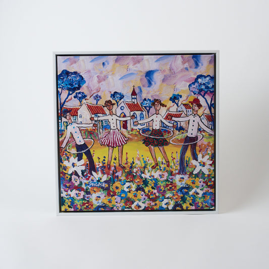 Canvas 'Hoola hoop in the afternoon'  print