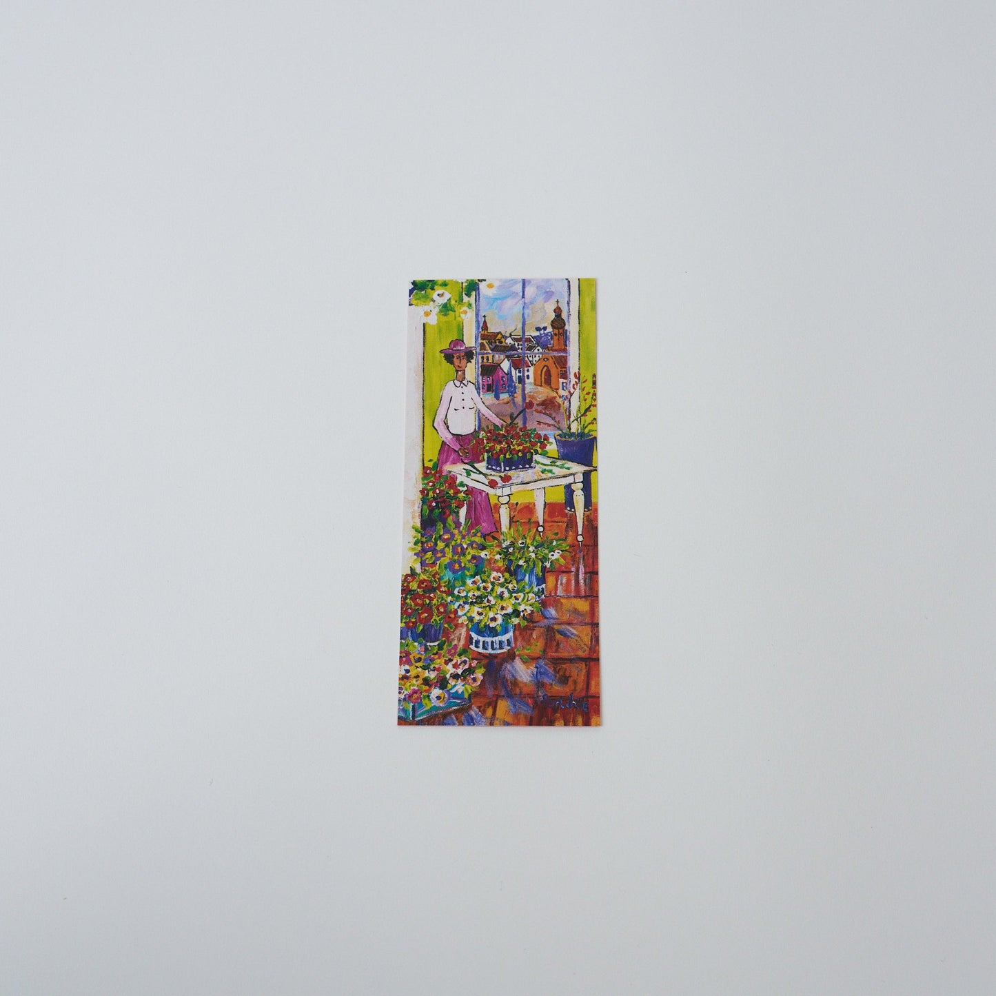 Flower Seller Bookmark