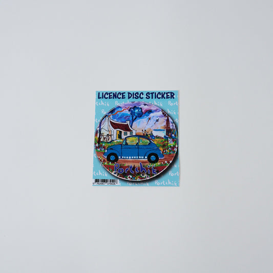 Blue Beetle License Disc Stickers