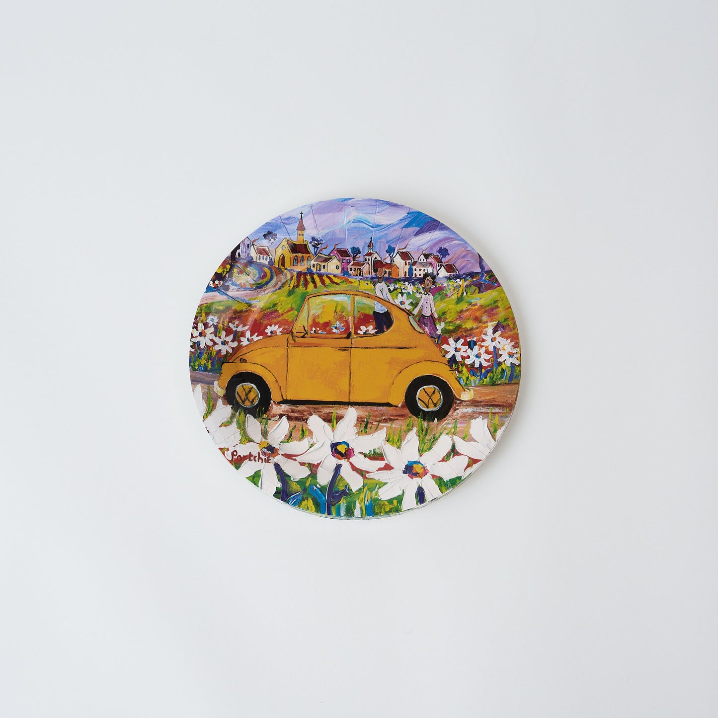 Yellow Beetle Paper Plates