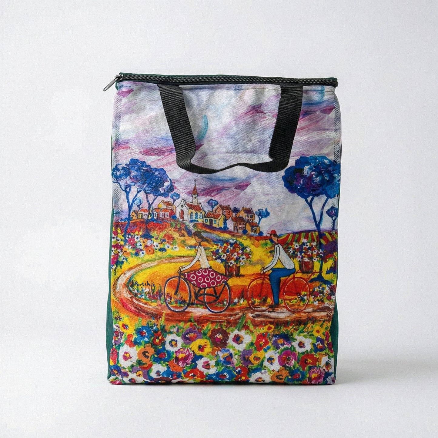 Flowers for Aunt Julieta 2 Bottle Cooler Bag