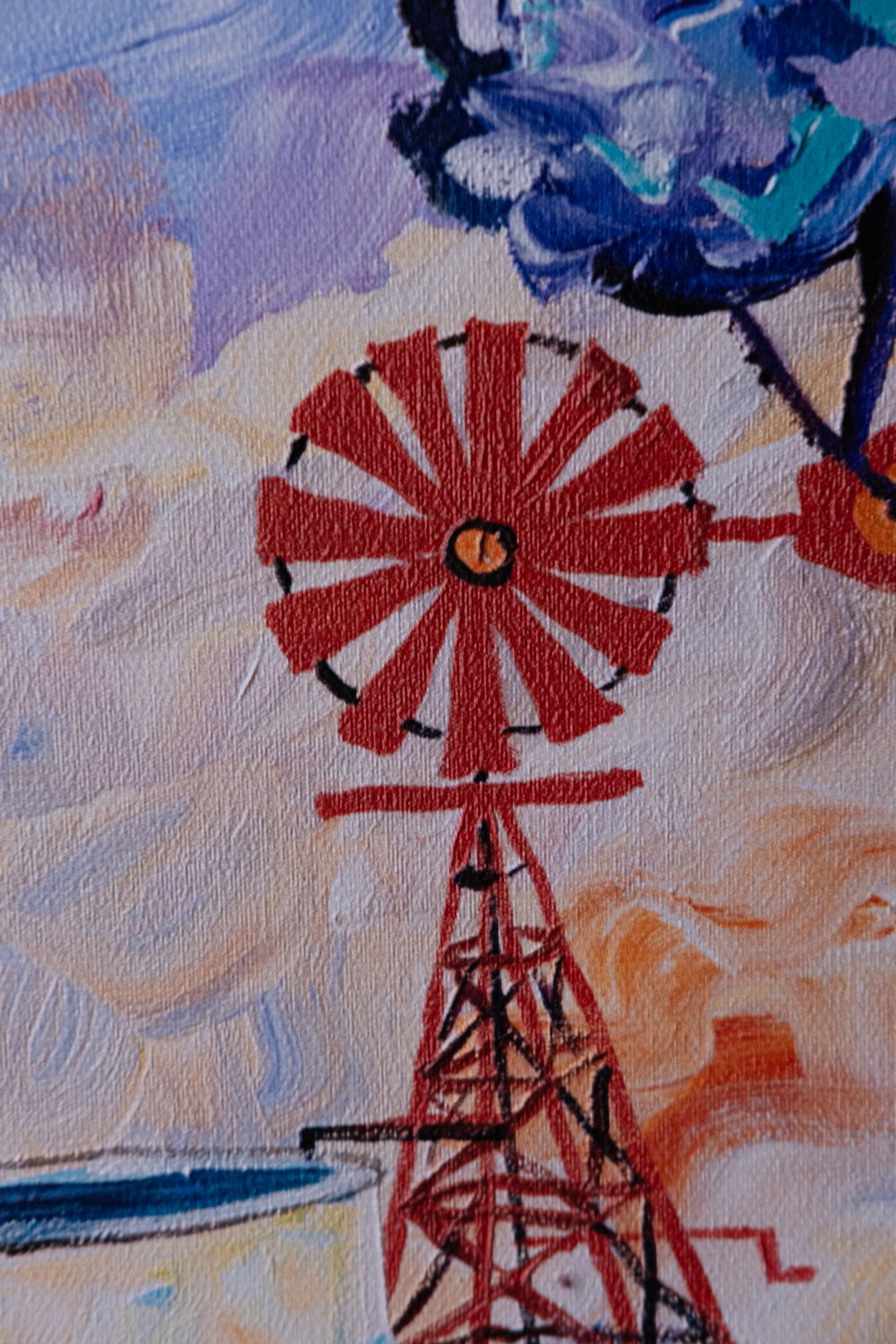 Textured Canvas "Hopscotch"