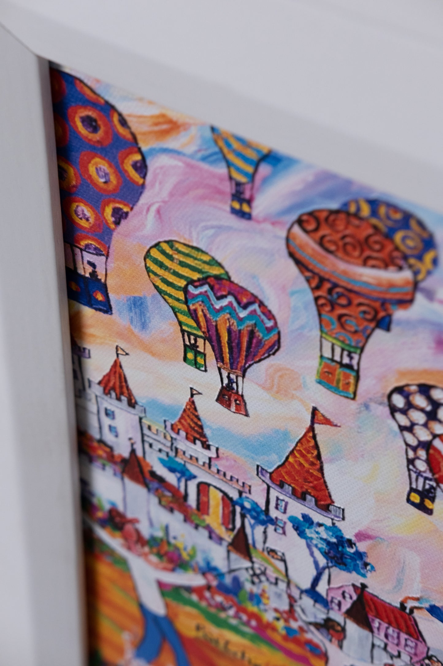Textured Canvas "Children's Festival in Edinburgh"