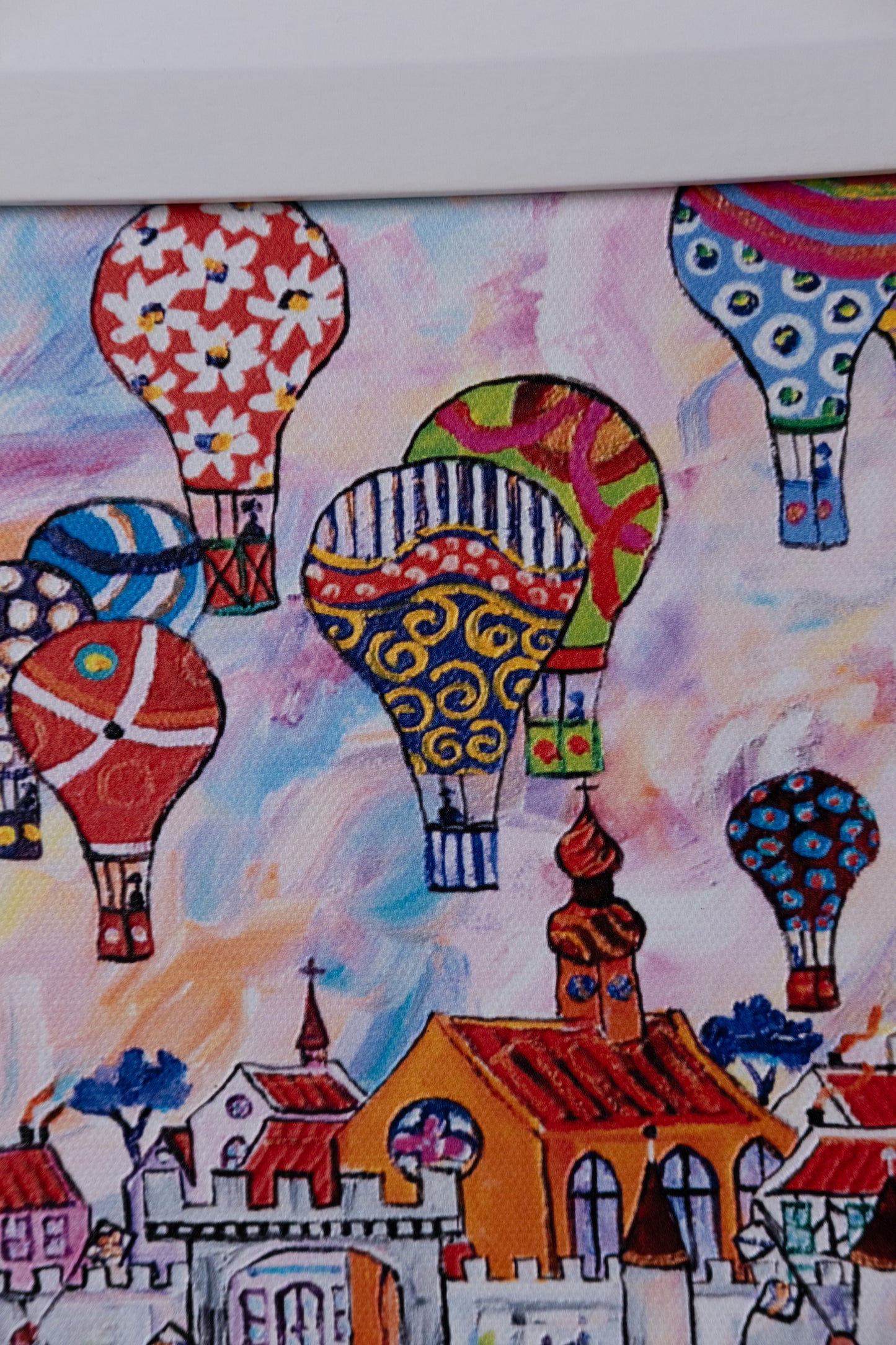 Textured Canvas "Children's Festival in Edinburgh"