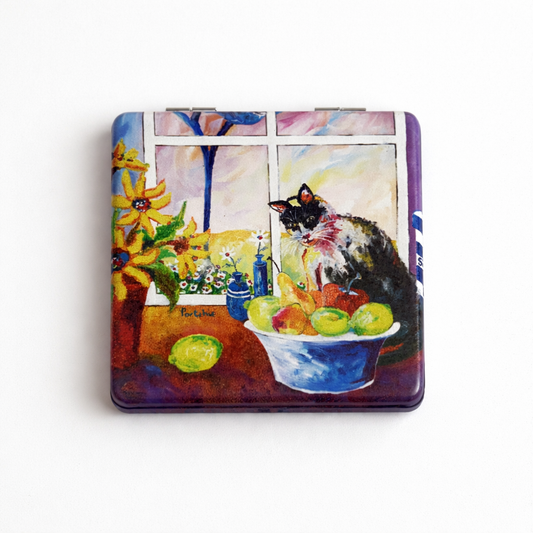 Pocket Mirror - The Cat in the Kitchen