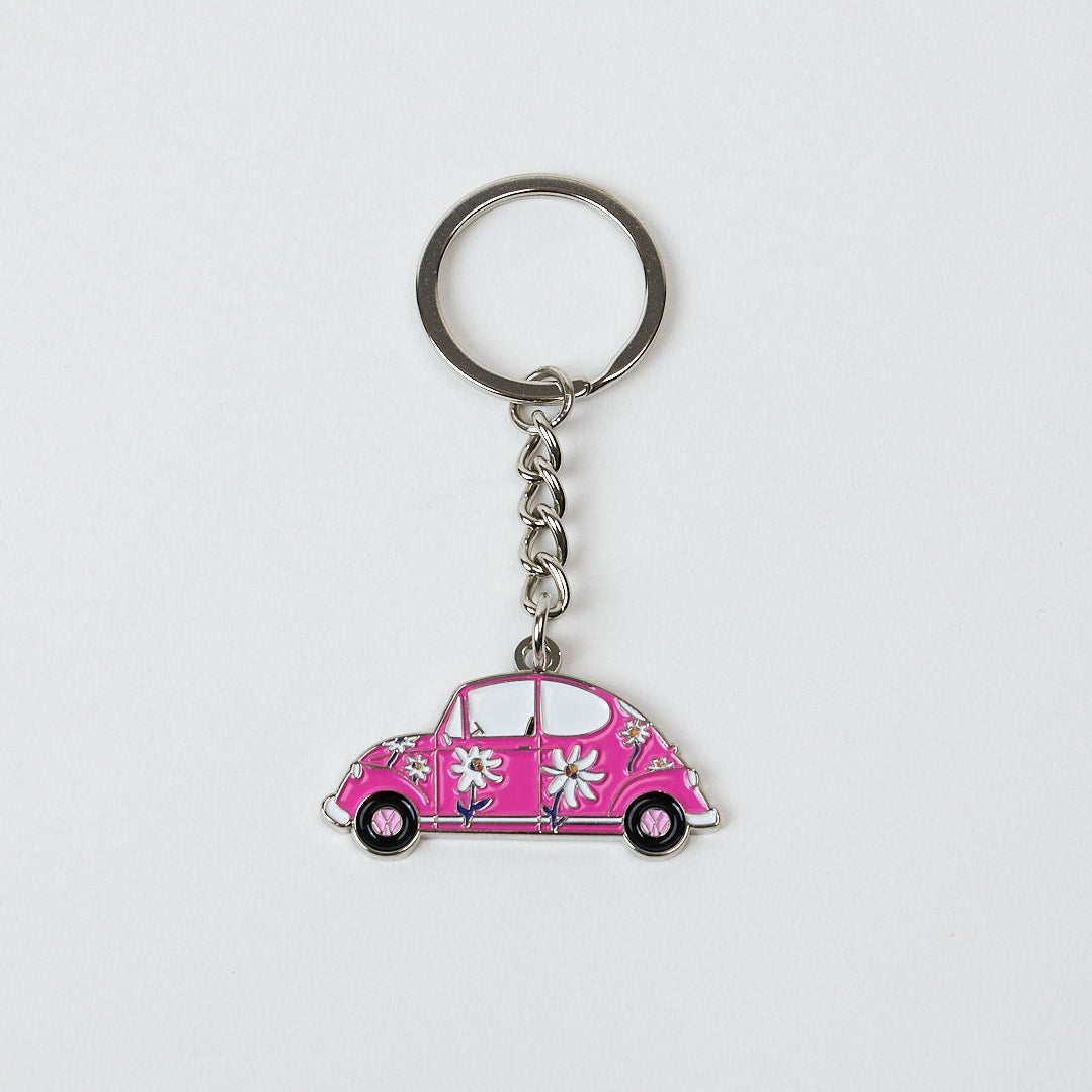 Key Ring - The Pink Beetle