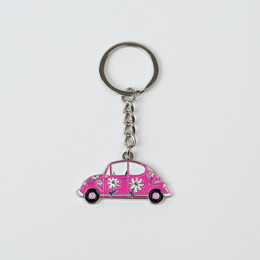 Key Ring - The Pink Beetle