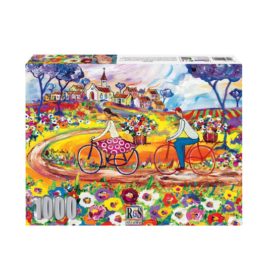 Memorable Day Cycling 1000 pc Puzzle