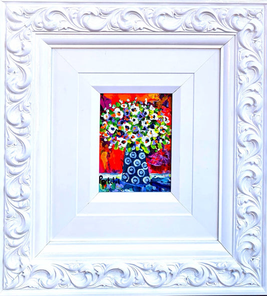 White and purple Flowers