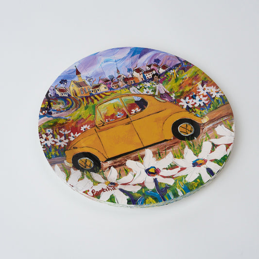 Paper Plates - Yellow Beetle