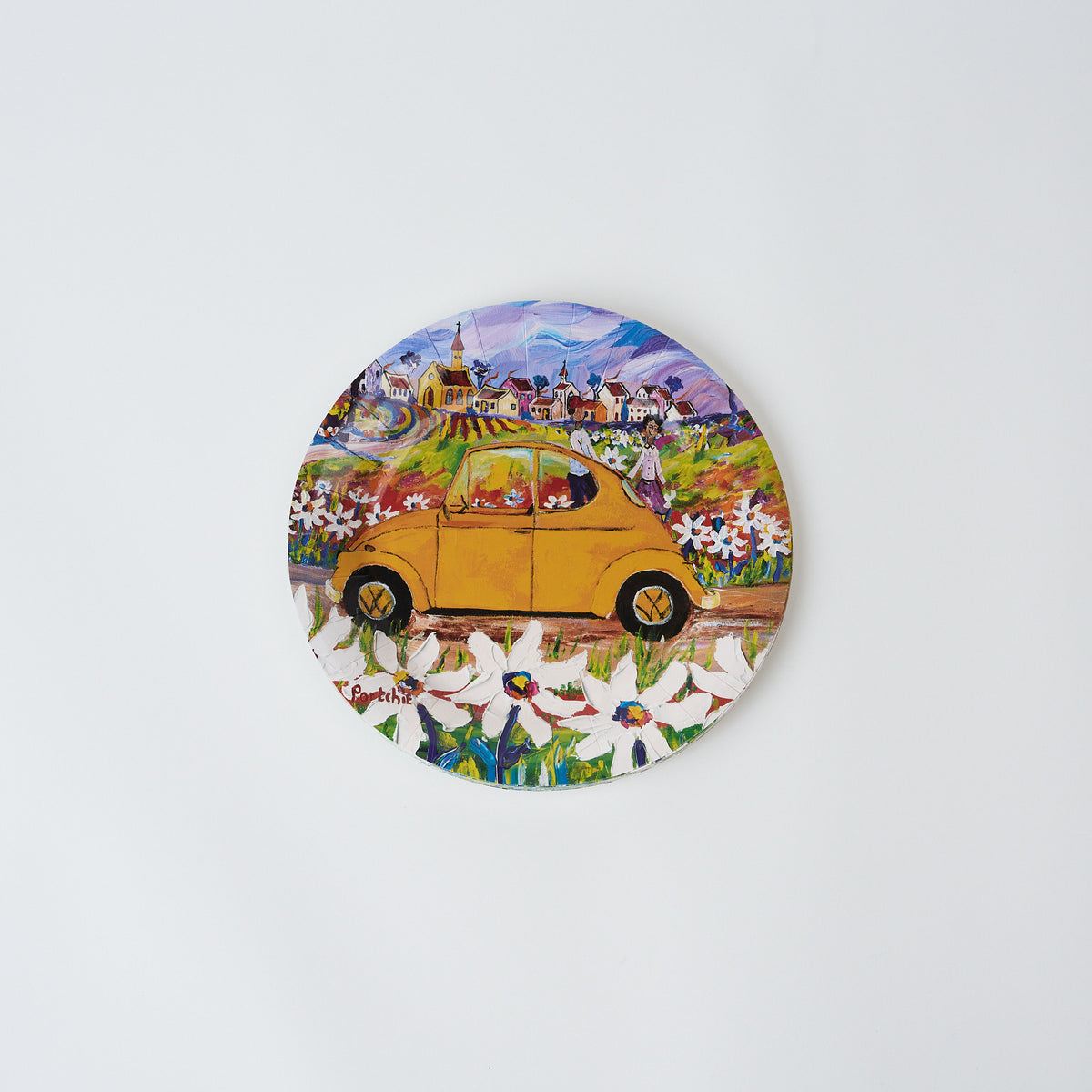 Paper Plates - Yellow Beetle
