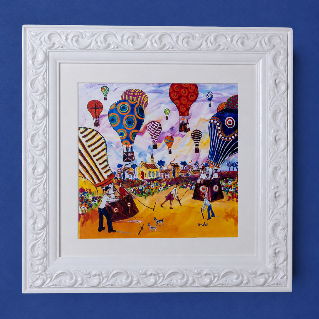 Textured Canvas "Hot Air Balloon"