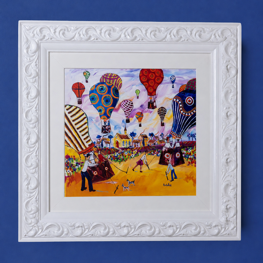 Textured Canvas "Hot Air Balloon"