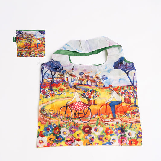 Foldable Shopper Bag - Flowers for Aunt Julieta