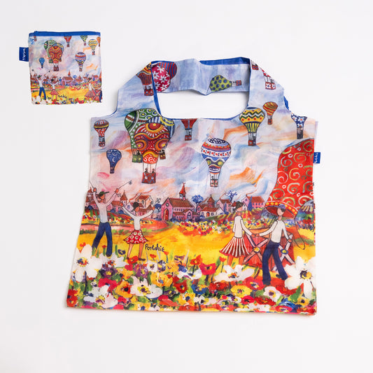 Foldable Shopper Bag - Hot Air Balloons