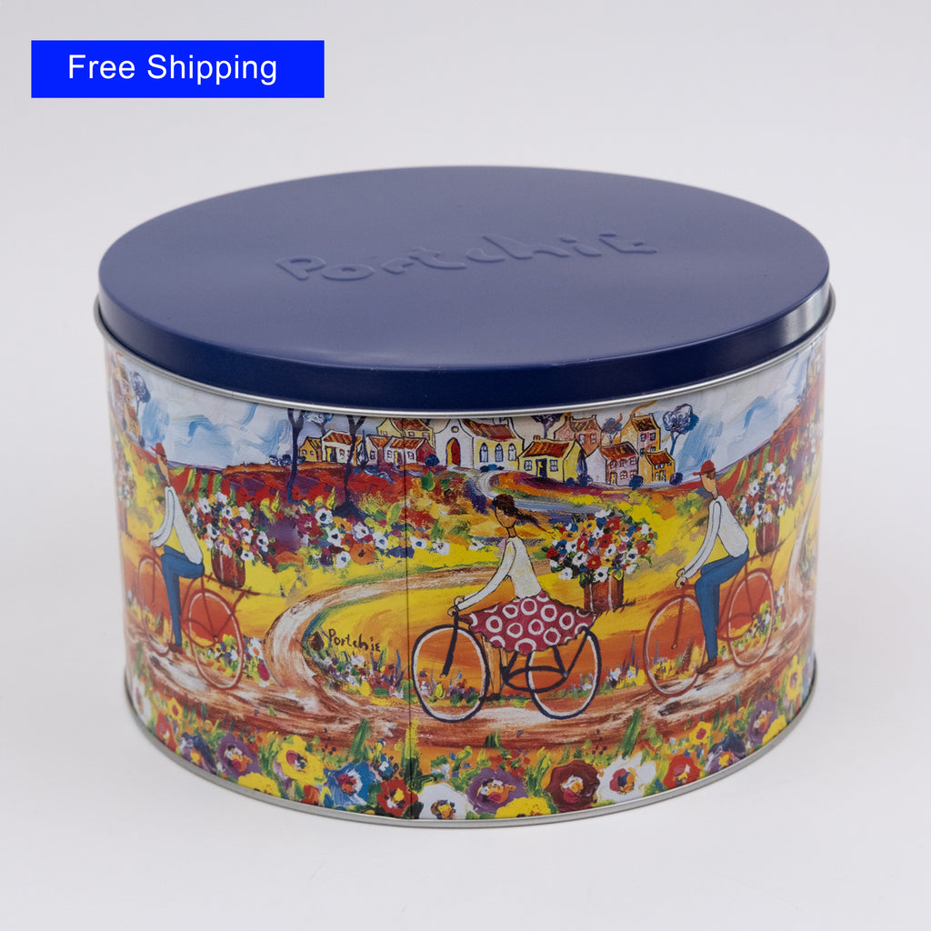 Portchie Cookie Tin with Ginger Biscuits