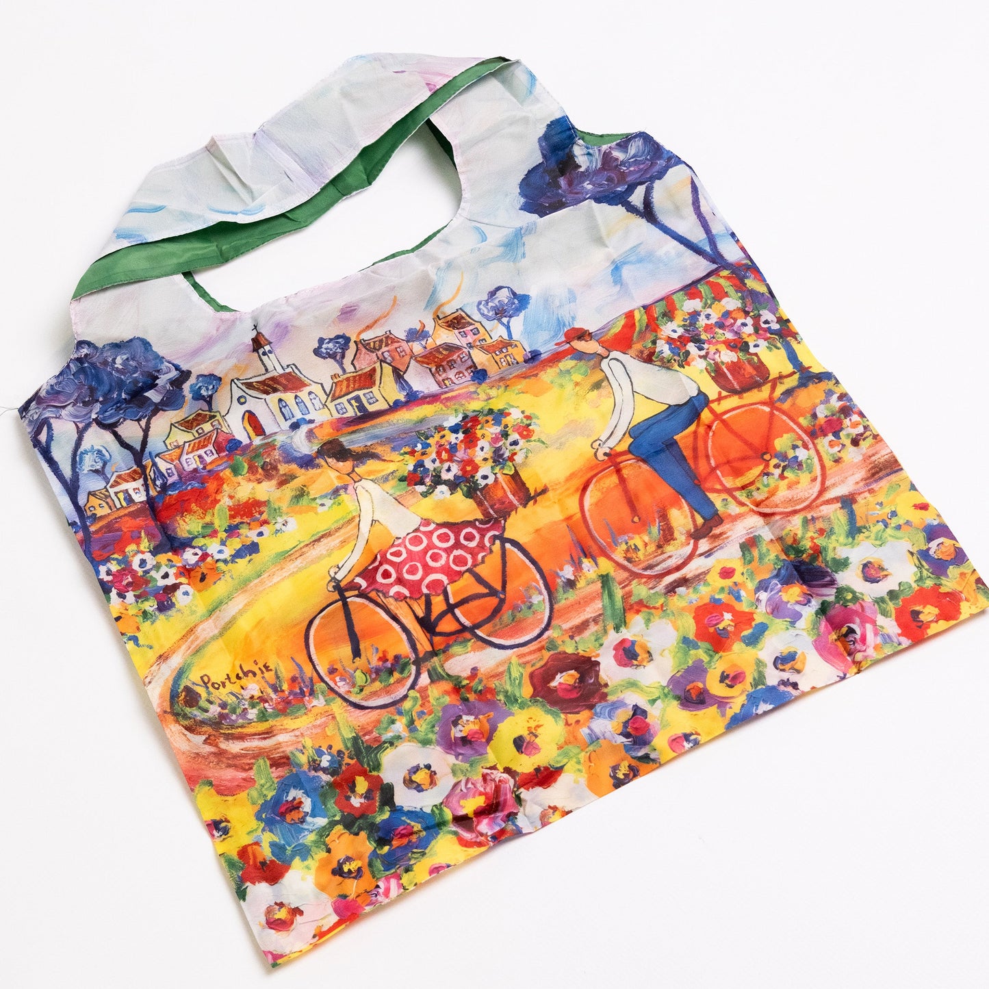 Foldable Shopper Bag - Flowers for Aunt Julieta