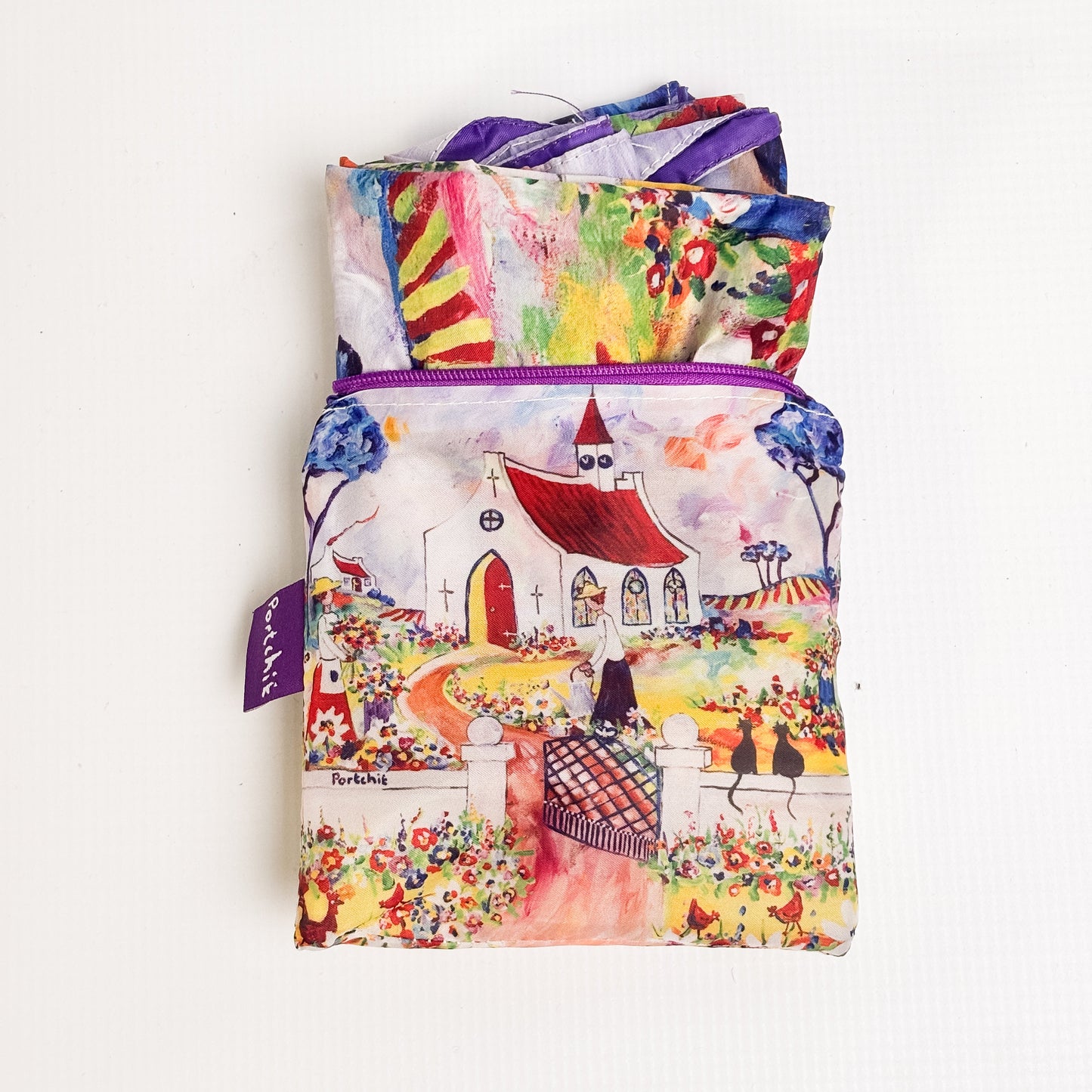 Foldable Shopper Bag - Mending The Church Garden