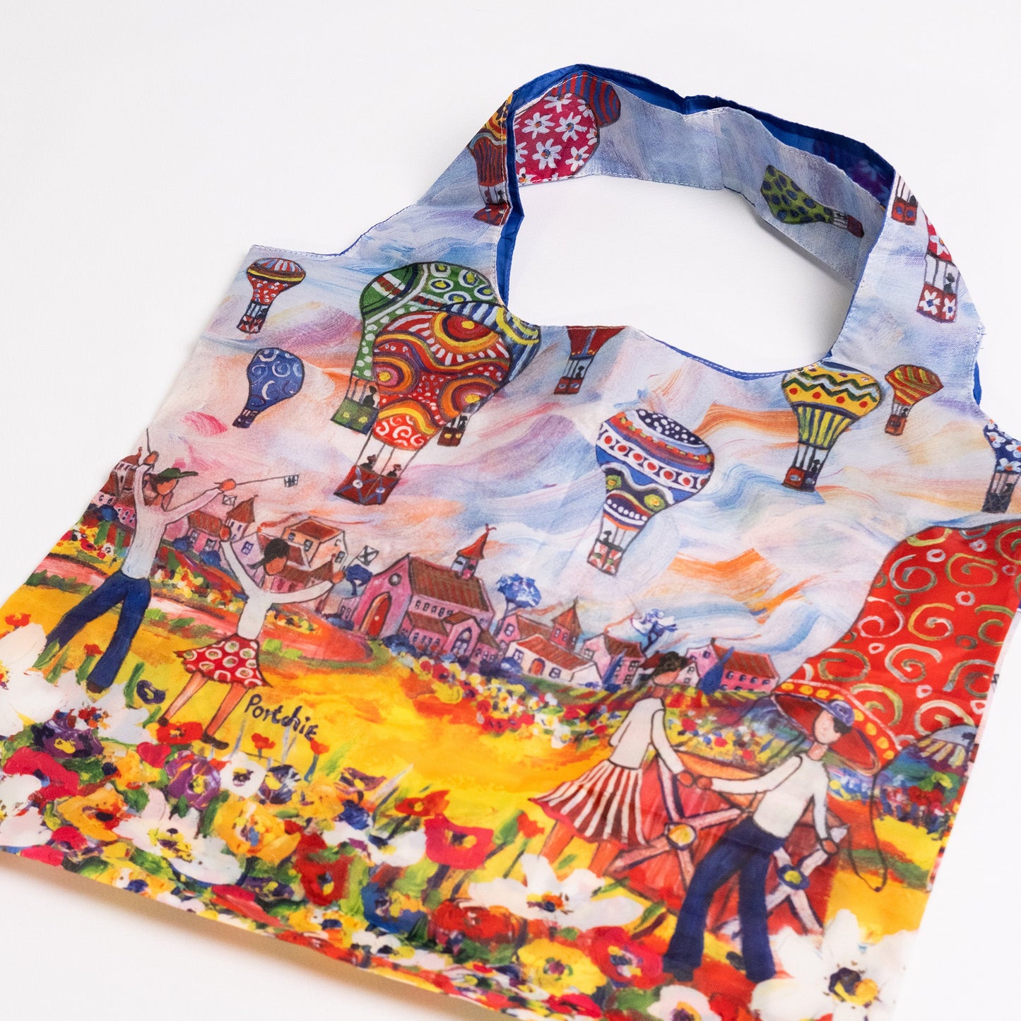 Foldable Shopper Bag - Hot Air Balloons